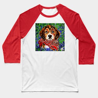 Beagle Basset Hound Dog Dogs Puppy Flowers Mountain Western Cowboy Flowers Baseball T-Shirt